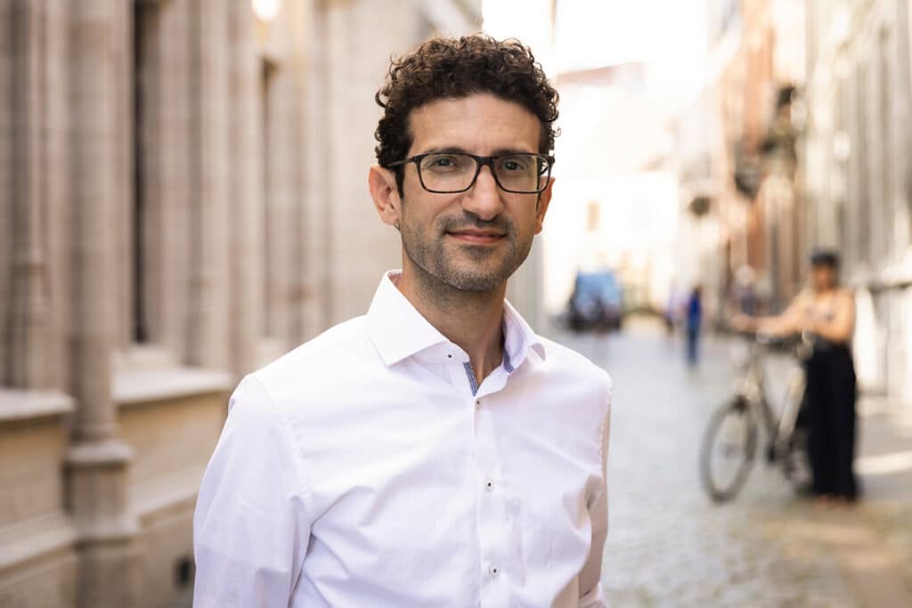 Burgemeester Mohamed Ridouani aan het woord