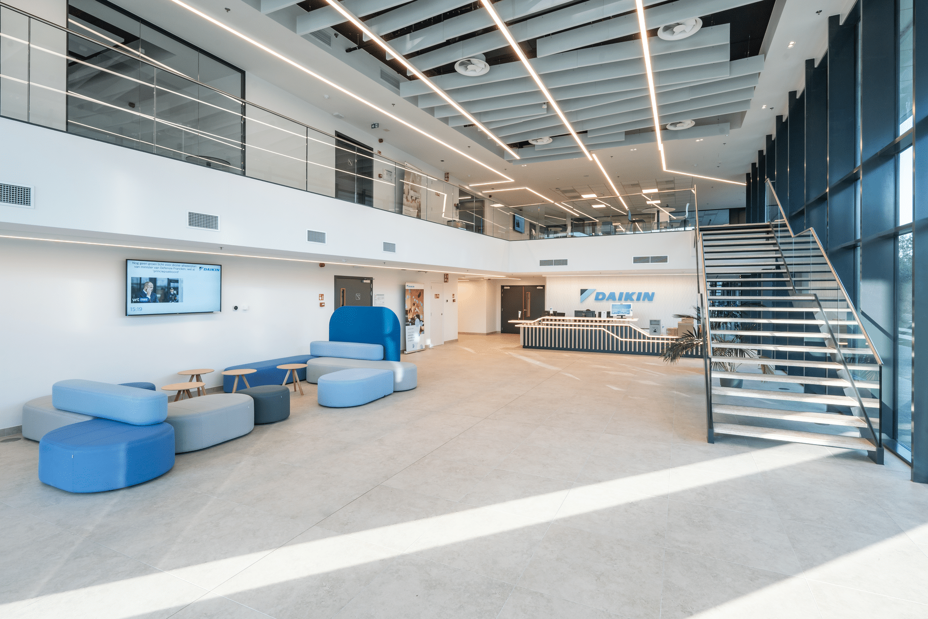 Inofec richtte nieuwe Daikin-kantoren in Gent in 1