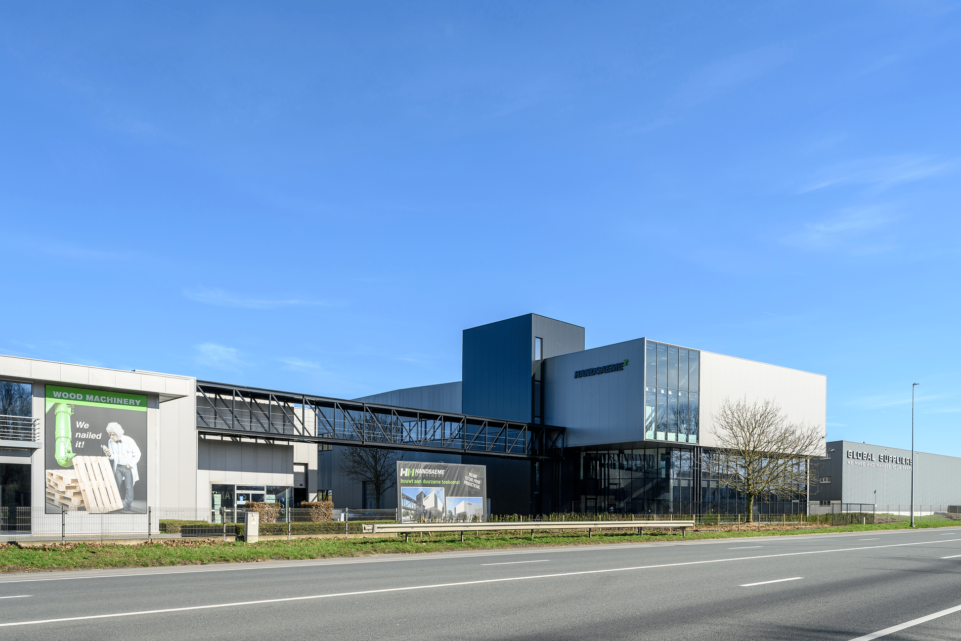 Uitbreiding voor Handsaeme Machinery vergde slimme engineering van Beeuwsaert Construct 1